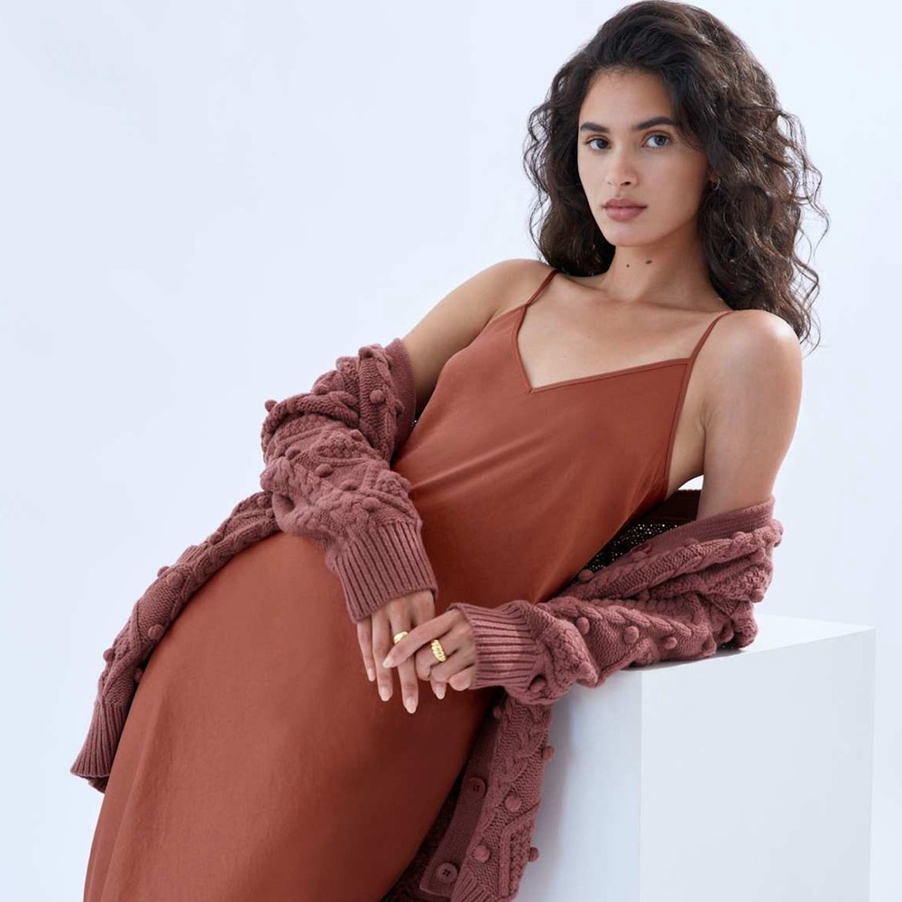 Aritzia Wilfred Slip Camisole Mini Dress